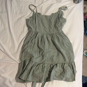 Altered state adjustable strap, tie, bow floaty, dress with detailing